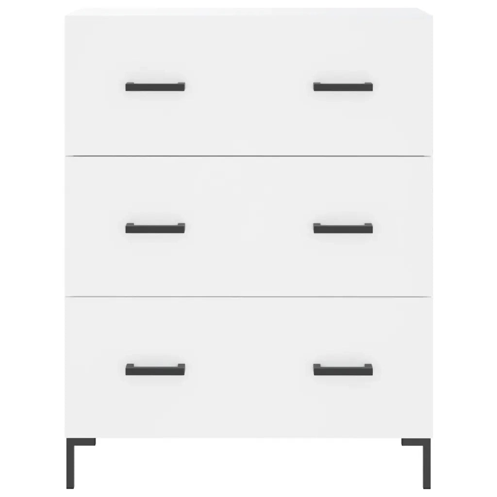 Credenza Bianca 69,5x34x180 cm in Legno Multistrato 3195843
