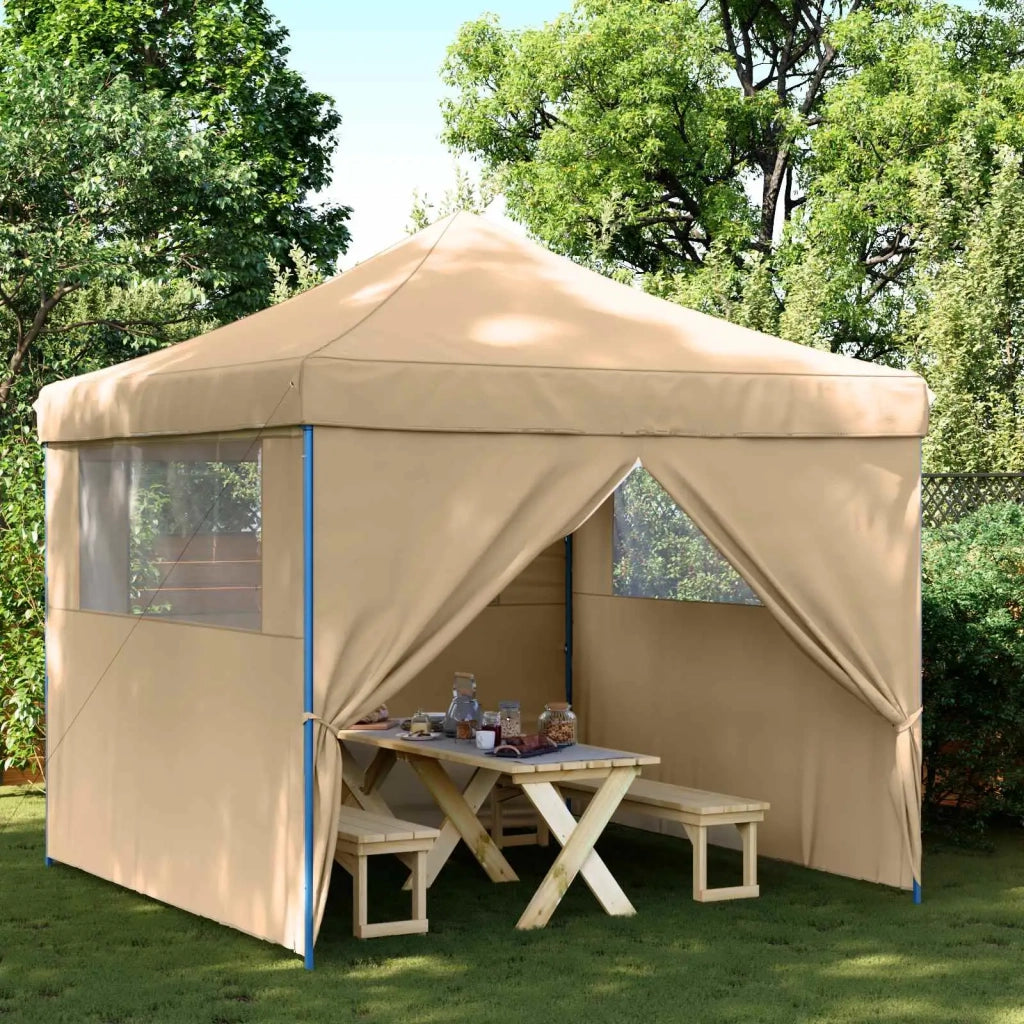 Tenda Party Beige 292 x 292 x 315 cm Tessuto Oxford 42023566