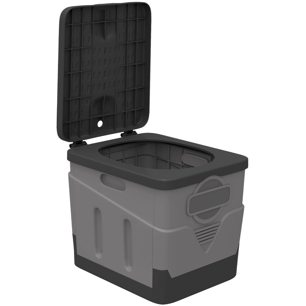 WC Portatile ¨C zephmum ¨C Grigio Scuro 34x29x20 cm