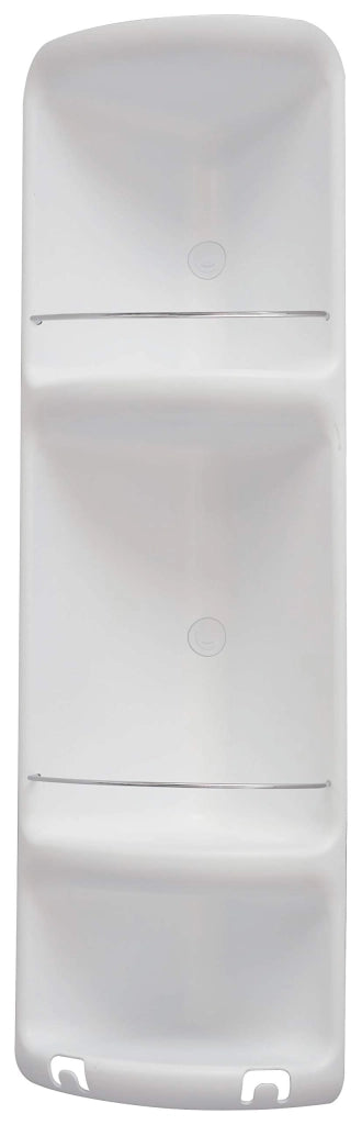 7081 Angoliera per Doccia 3 Ripiani Bianco Gedy