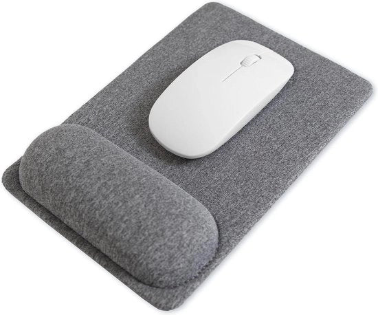 Matrice da tastiera ergonomico con supporto al polso - base antiscivolo - leggero e confortevole - per uso domestico, ufficio e viaggio - facile da utilizzare - riduzione del dolore - Grigio