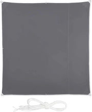 Vela ombreggiante quadrata 2 x 2 m grigia 13_0002929