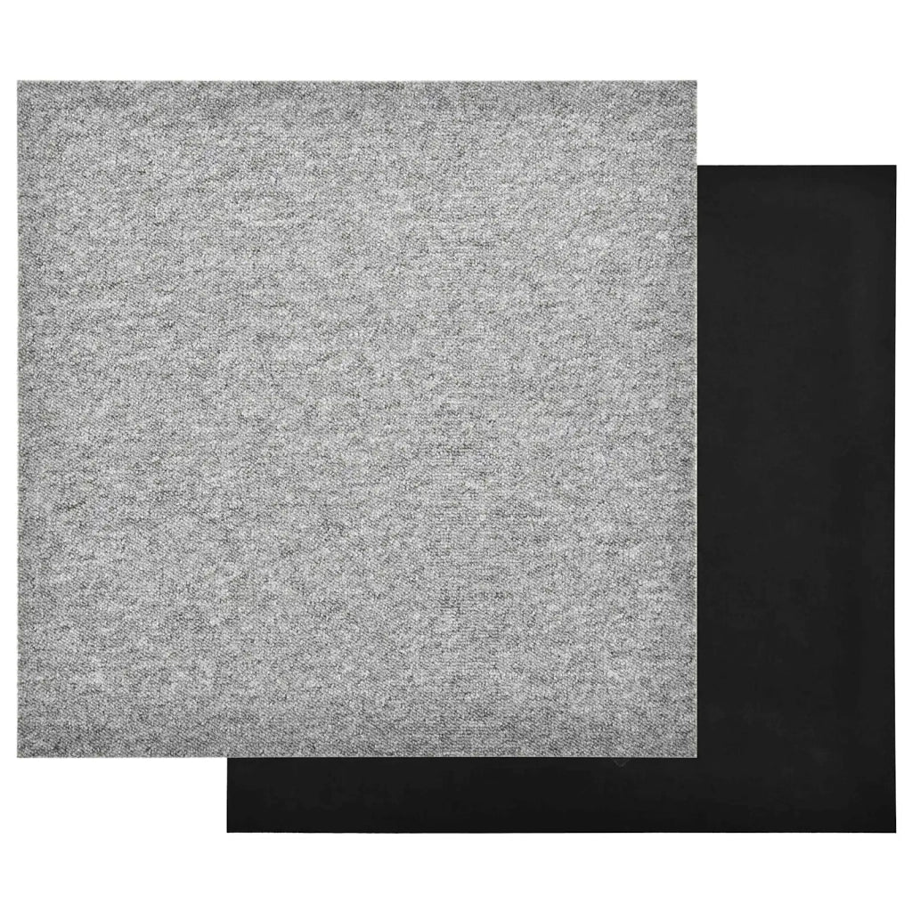 Tappeto 20 pcs Grigio chiaro 50 x 50 cm 100% Polipropilene