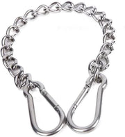 Kit di sostegno per sedia a dondolo 65 cm con ganci a carabina - Acciaio inossidabile - Kit di sostegno appeso per sedia a dondolo - Sedia a dondolo yoga con sacco di sabbia - Utilizzo interno ed esterno
