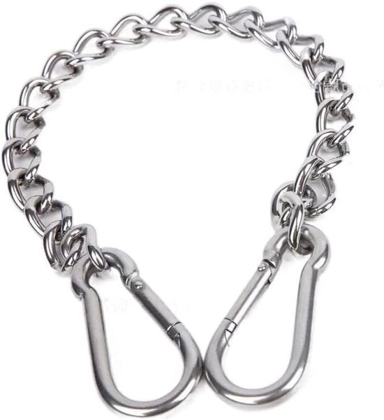 Kit di sostegno per sedia a dondolo 65 cm con ganci a carabina - Acciaio inossidabile - Kit di sostegno appeso per sedia a dondolo - Sedia a dondolo yoga con sacco di sabbia - Utilizzo interno ed esterno