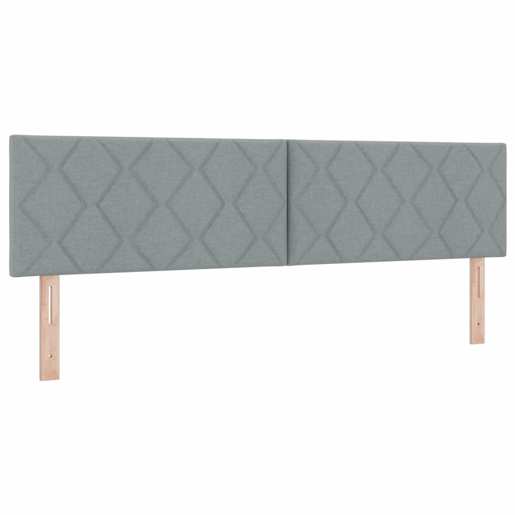Letto Ottomano con Materasso e LED Grigio Chiaro 180 x 200 cm 3457009