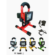 Trade Shop - Faro Ricaricabile Faretto Impermeabile Led Luce Bianca Emergenza Portatile -  20 Watt