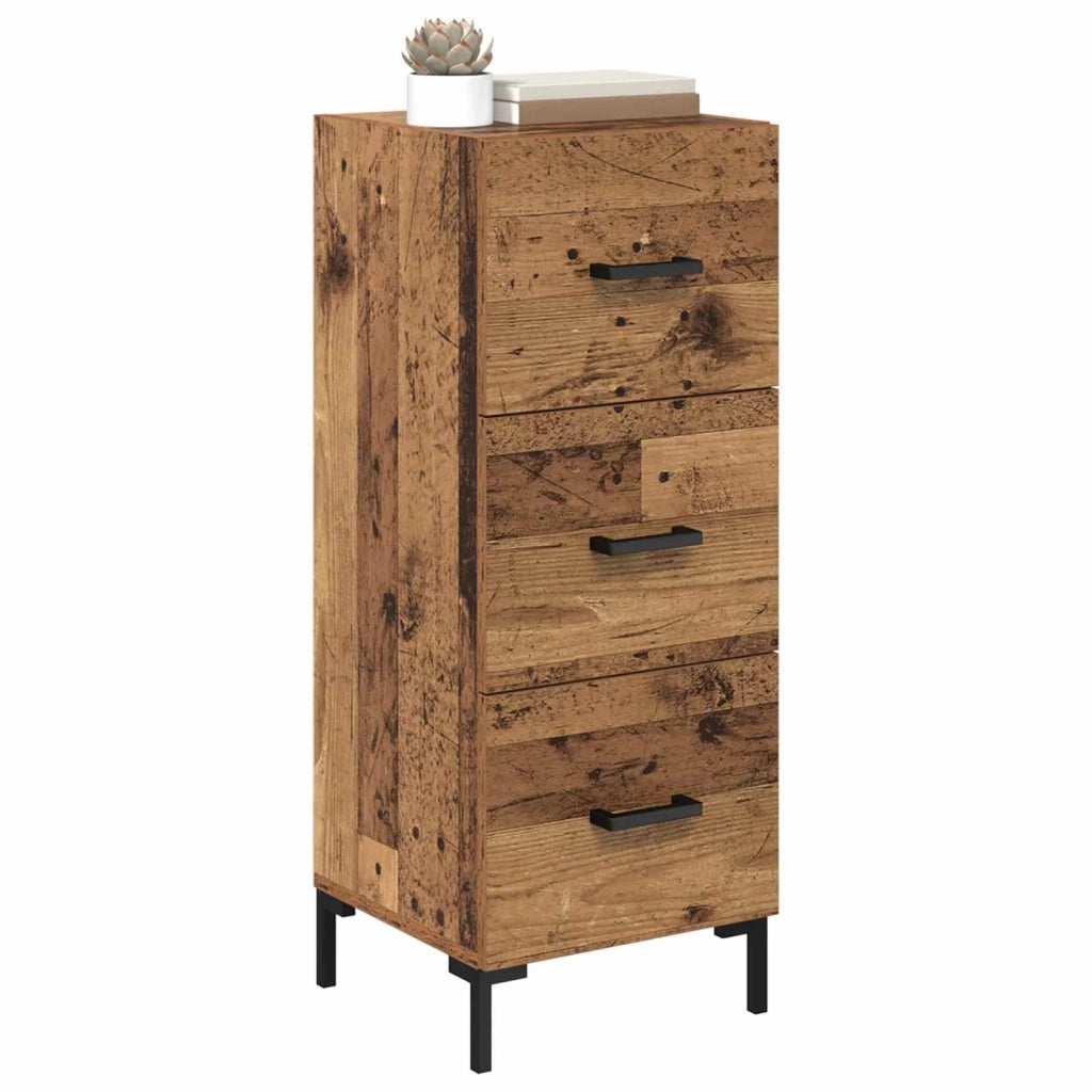 Credenza | Madia | Buffet da pranzo | Armadio da pranzo Legno vecchio 34,5 x 34 x 90 cm Legno multistrato