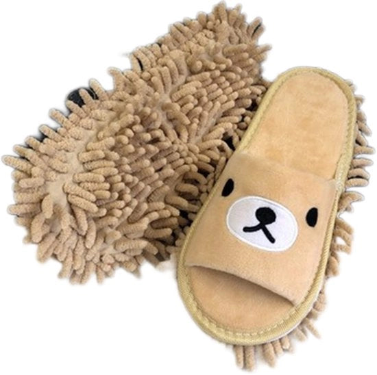 Pulitore di pavimento slippers per la pulizia del pavimento con microfibra cartoon per un facile e veloce pulito per la casa, ufficio, cucina, bagno e altri spazi