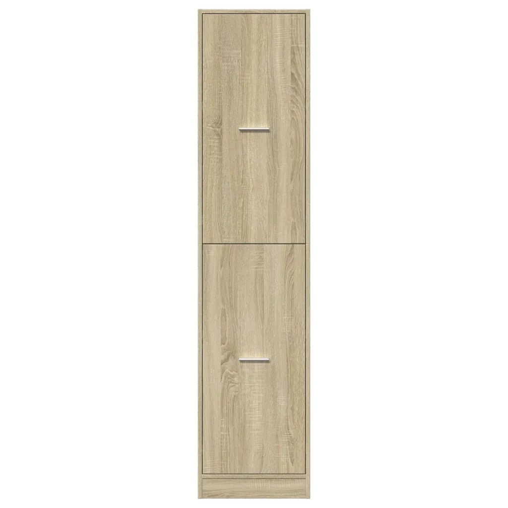 Mobiletto da farmacia classico contenitore multifunzionale 40 x 41 x 174,5 cm legno di quercia Sonoma ingegnerizzato 02_0055669