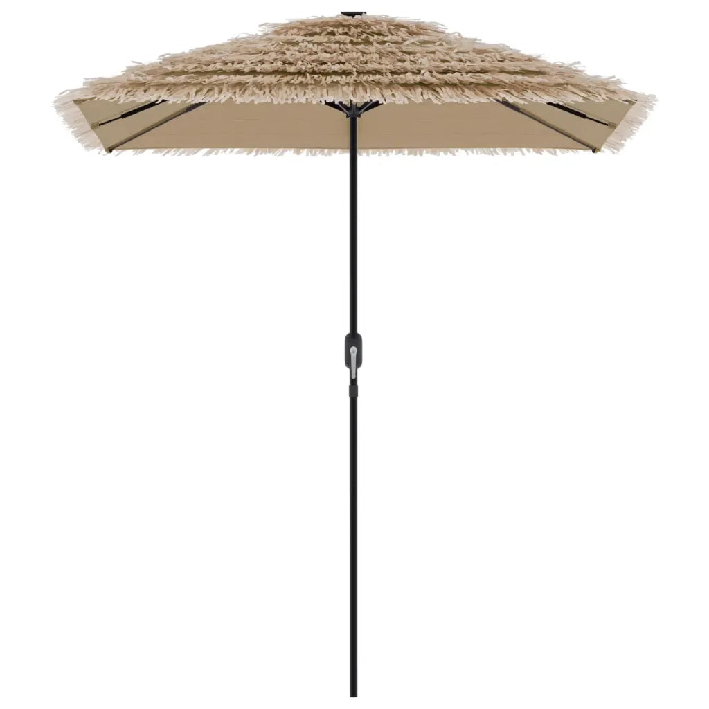 Ombrellone Giardino con Palo in Acciaio Marrone 300x200x250 cm 4005093