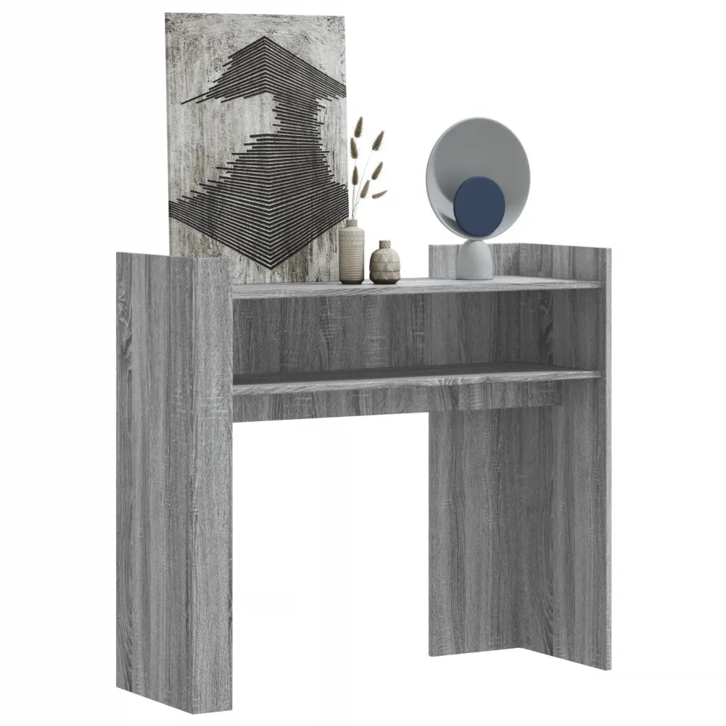 vidaXL Tavolo Consolle Rovere Sonoma 100x35x90 cm in Legno Multistrato