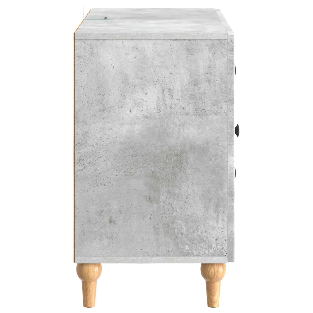Mobile TV-Credenza per TV Grigio Cemento 89 x 34,5 x 60 cm Legno ingegnerizzato