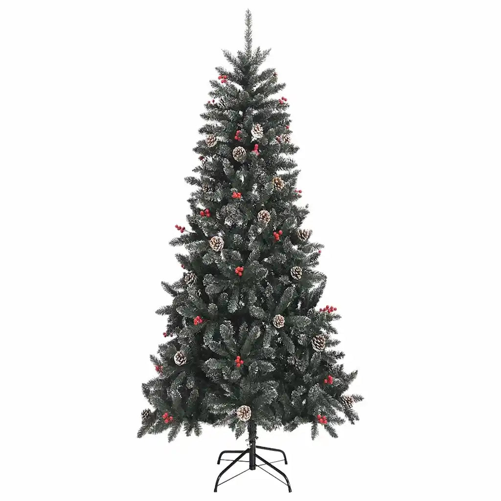Albero di Natale artificiale con 300 LED Verde 240 cm 3395911