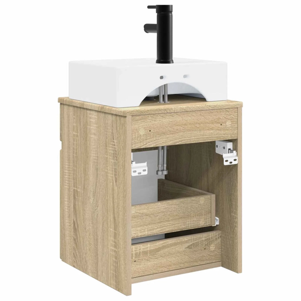 Mobile Lavabo da Parete Rovere Sonoma 39 x 41 x 62,5 cm 890574