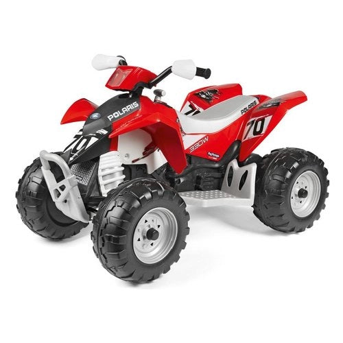 Moto elettrica peg perego igor0099 outlaw 330w nero e rosso