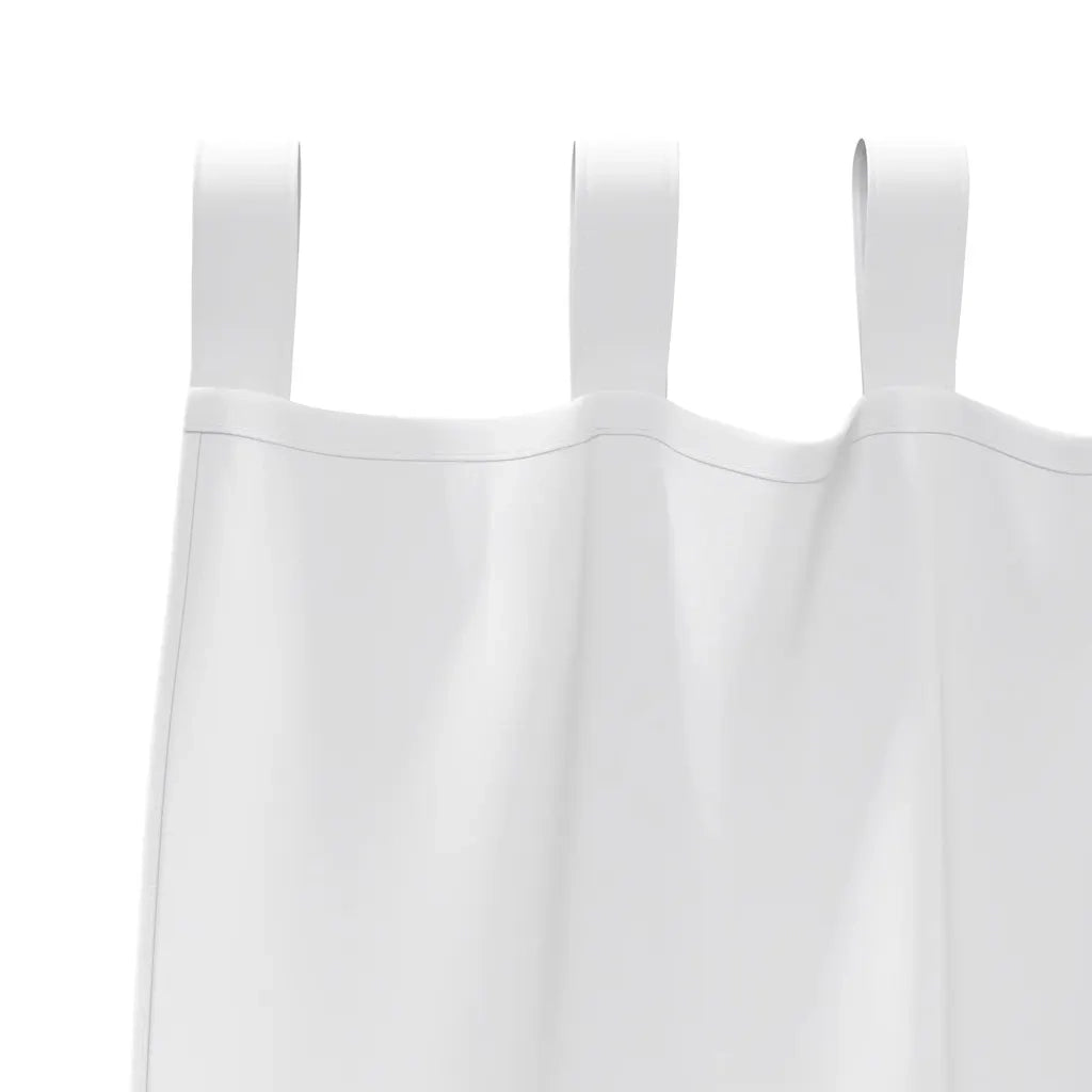 Tende Oscuranti | Tende Blackout con Anelli 2 pz Bianco Puro 175 x 140 cm
