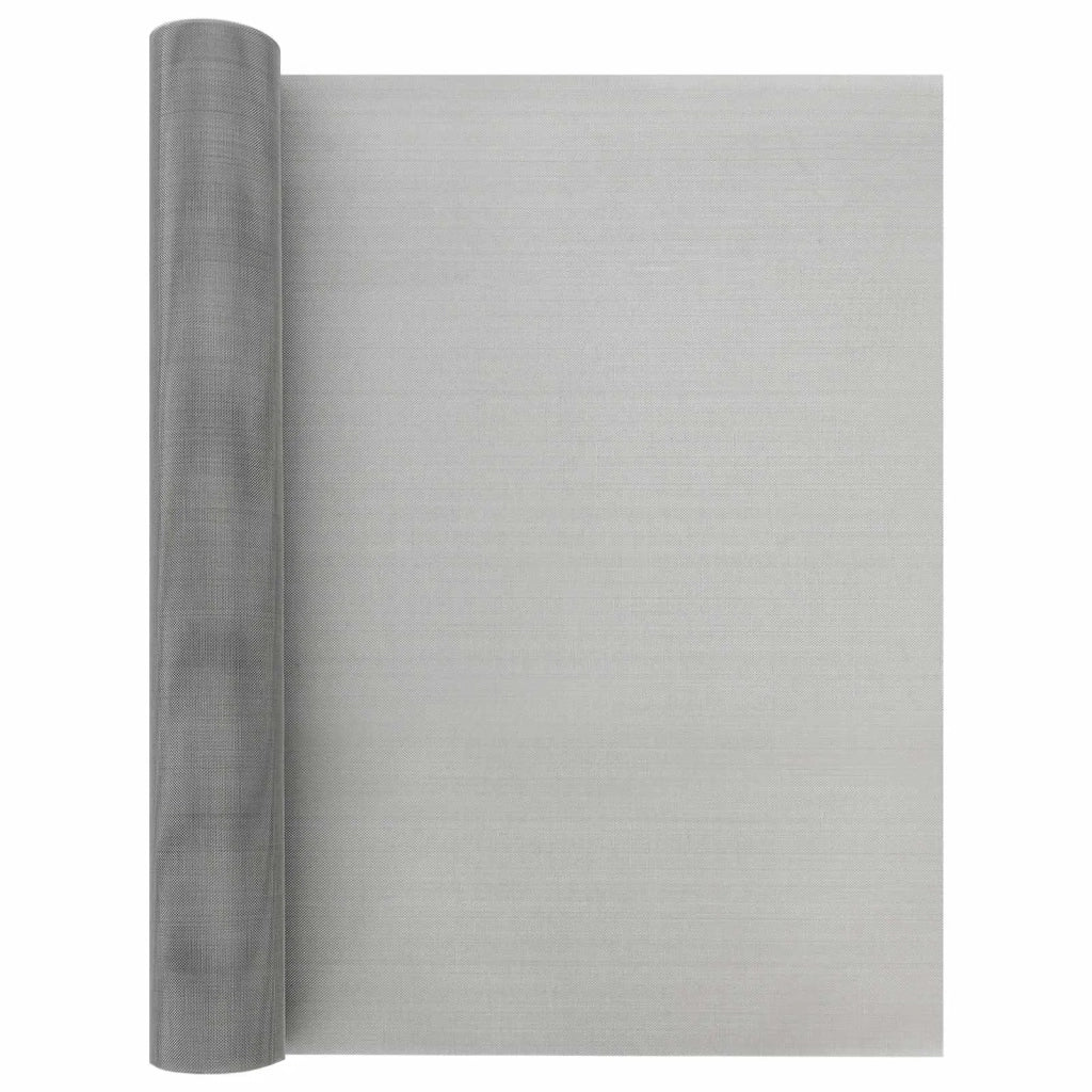 Rete per schermatura 60 x 1000 cm 30 Mesh Argento 42039552