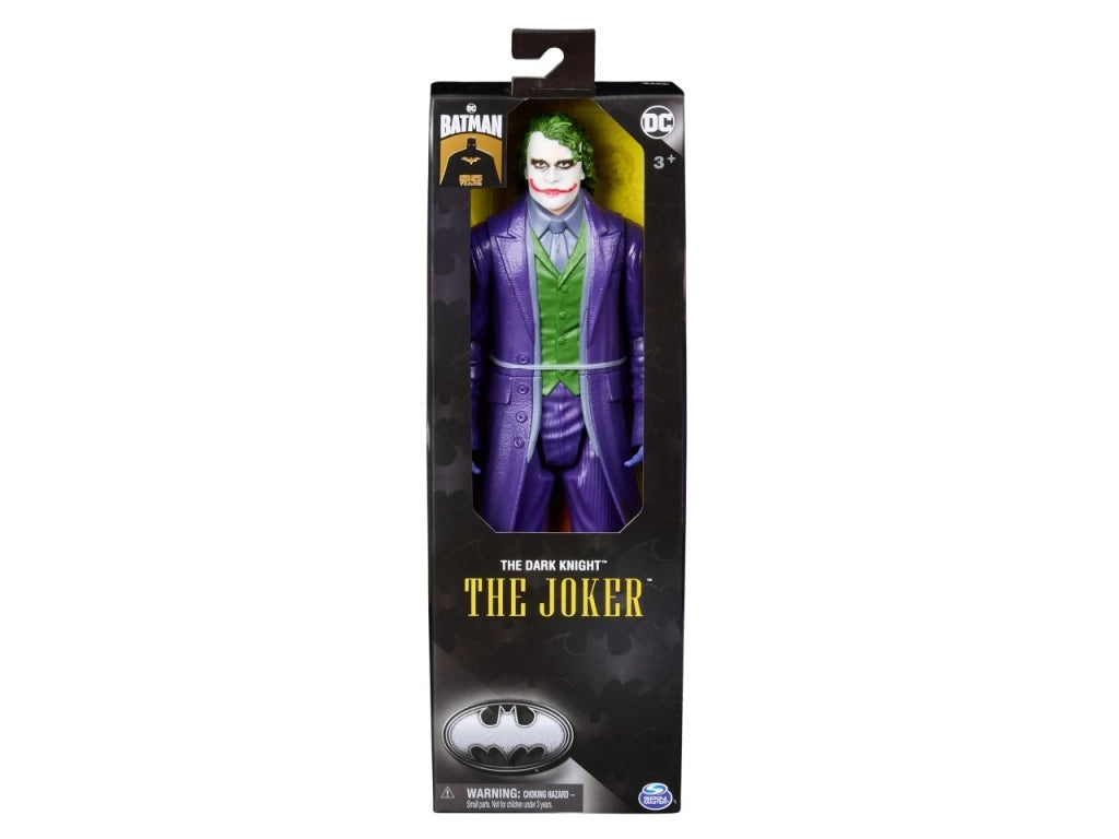 Dc Batman 85°Anniversario,The Dark Knight, The Joker,Figure 30 cm,Spin Master,Eta 3+