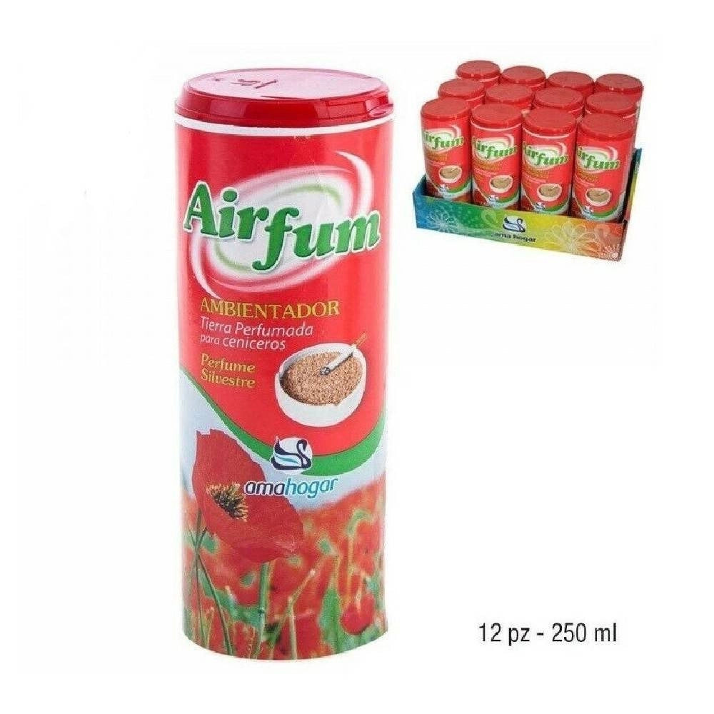 Trade Shop - Set 12 Pezzi Deodorante Sabbia Profumata Per Posacenere Fragranza Selvatico -