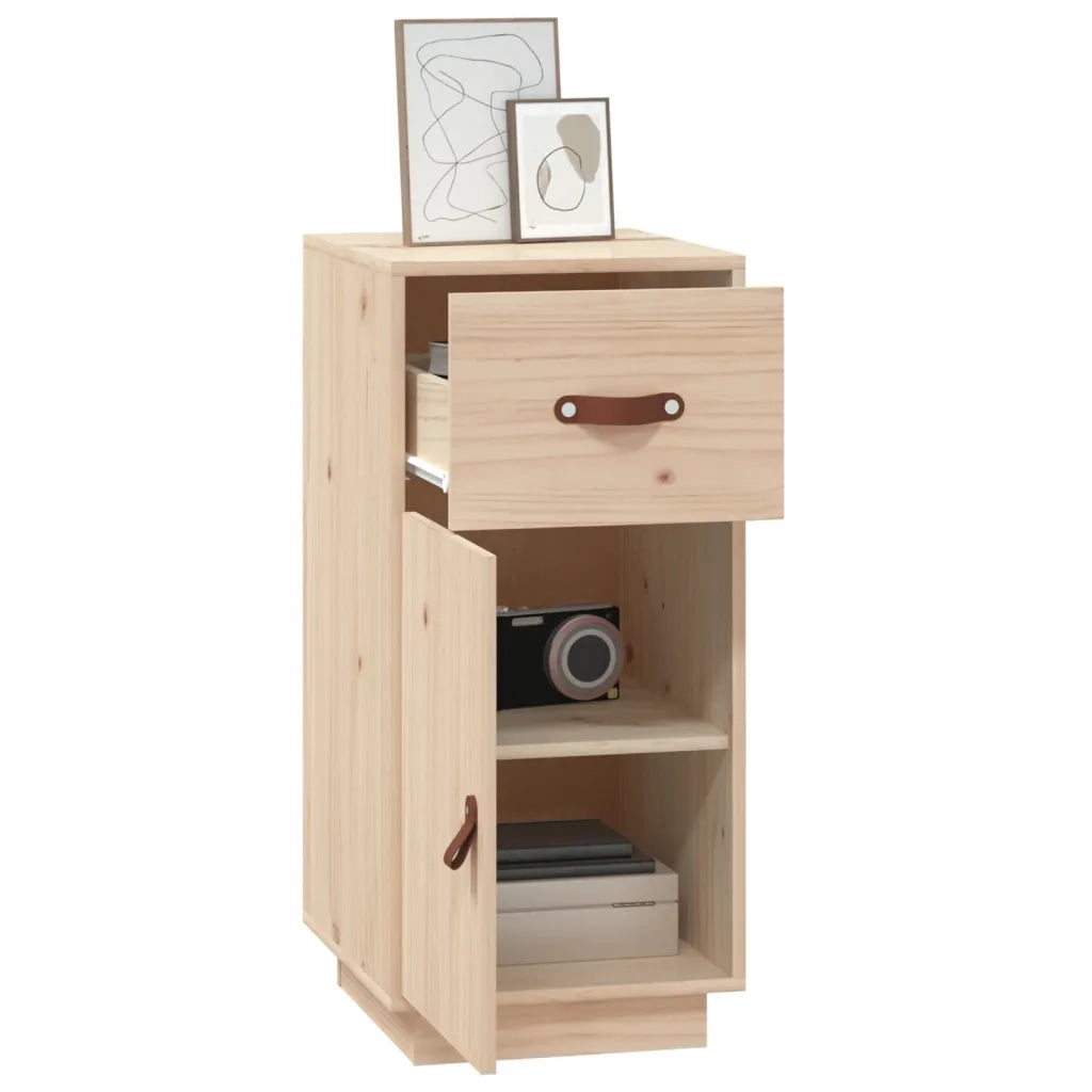 Credenza-Buffet-Armadio da cucina 34x40x75 cm in Legno Massello di Pino