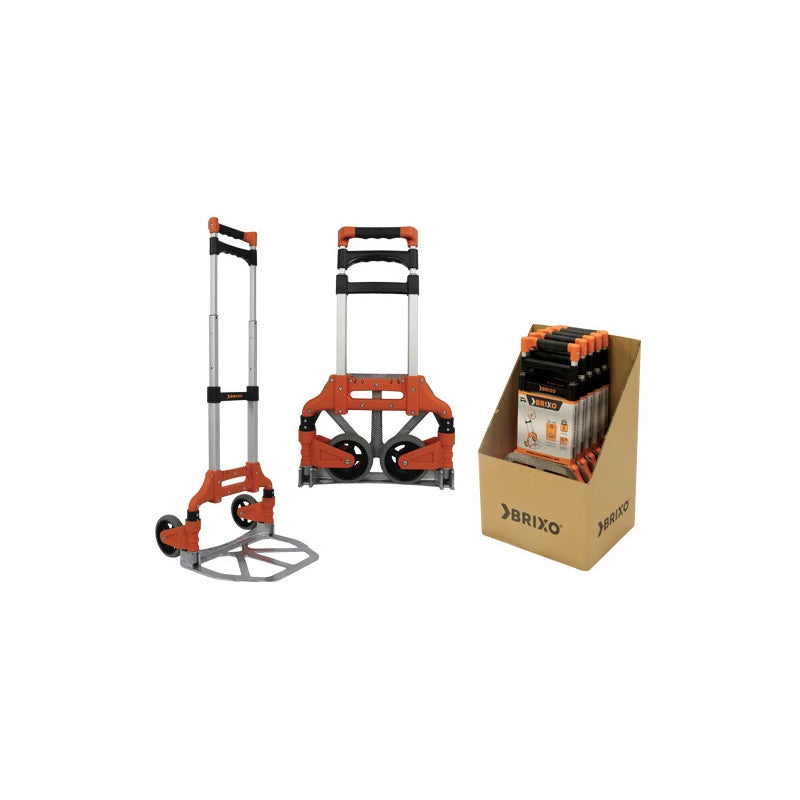 Carrello compatto Alu Kompact 60 kg alluminio pieghevole - Brixo