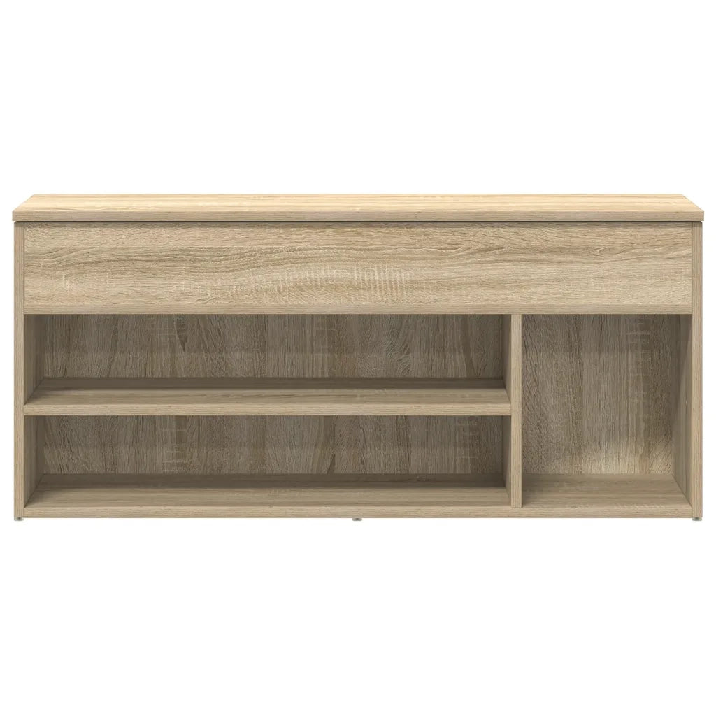 Scarpiera Rovere Sonoma 102x30,5x45 cm in Legno Multistrato 859138