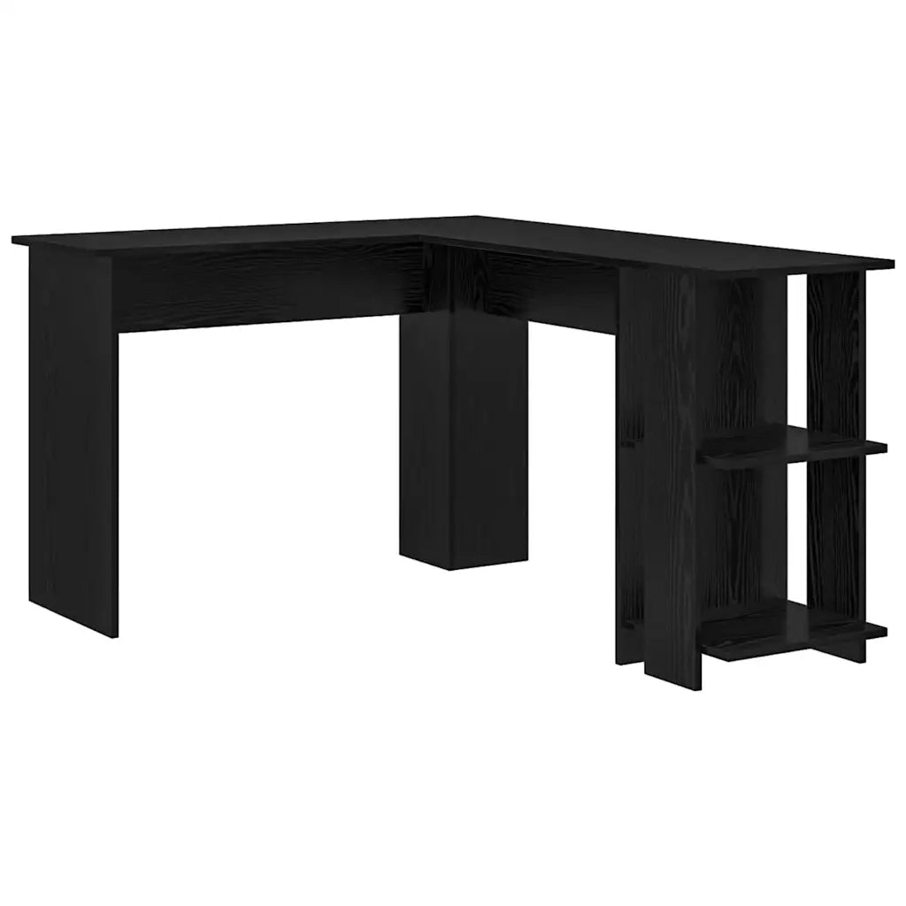 Scrivania ad angolo Rovere Nero 140 x 113,5 x 75 cm 869555