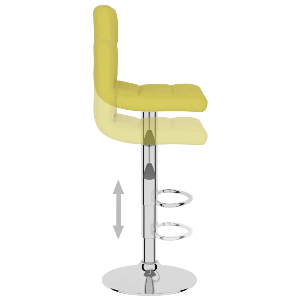 Sgabelli da Bar 2 pz Verdi in Tessuto cod mxl 65331