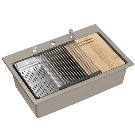 Lavello In Granito Marc 110 Workstation Beige Oro