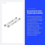 Accessori per Modelli di Aerei - Trattamento CNC - Metallo di Alta Qualità - Resistente ai Sfregamenti - Resistente alla Corrosione - Facile da Installare - Manettino di Comando RC