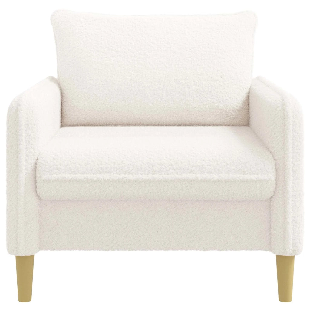 Poltrona XL Bianco Bouclé 42043550