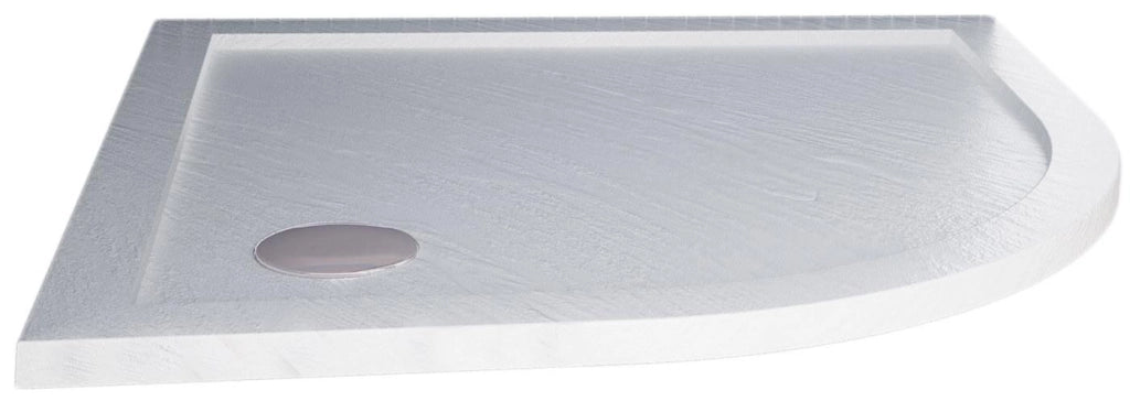 Piatto Doccia Semicircolare in Acrilico Fosterberg Floret 4 Bianco 80x80 cm