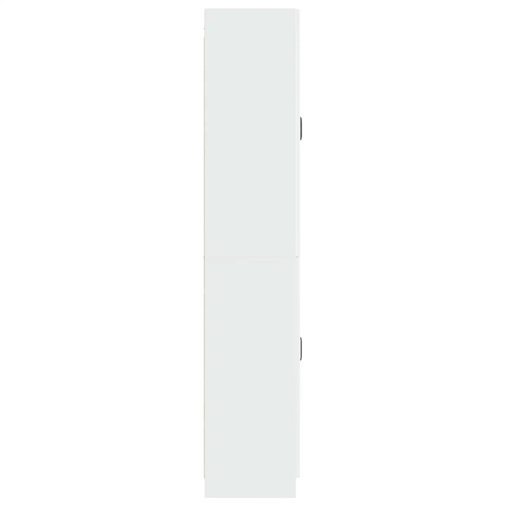 Set di armadi 2 pz Bianco Lucido Legno ingegnerizzato 3416983