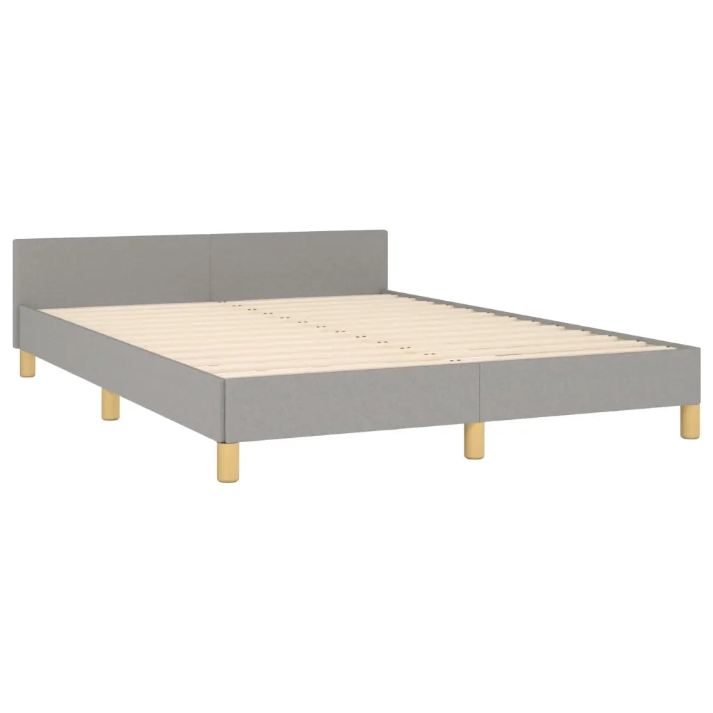 Giroletto senza Materasso Grigio Chiaro 140x200 cm Tessuto 3125138