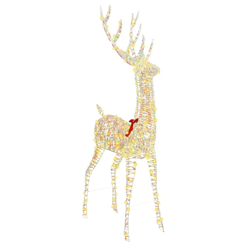 Renna 3D 250 LED Bianco caldo 96 x 40 x 180 cm PET 42019058
