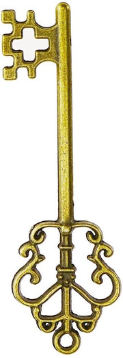 Hanger per Chiavi a 40 Pezzi - Hanger per Chiavi Antiche - Hanger per Chiavi Decorativo - Hanger per Chiavi con Campanello - Decorazione - Creazione di Gioielli - Vendita