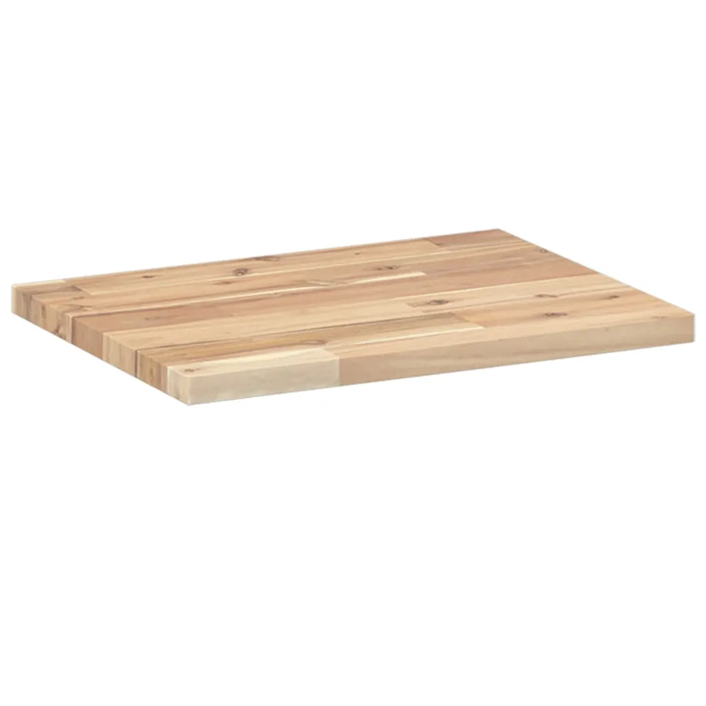 Mensole da Parete 4 pz 40x30x2 cm Legno Acacia Non Trattato 3279366