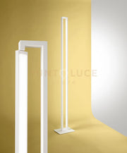 Piantana in metallo bianco Sway LED 27W CCT 3000K 4000K 6000K 2495Lm