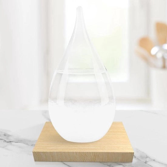 Decorazioni per la previsione del tempo - Doni decorativi: flaconi di vetro con gocce d'acqua che cambiano con il tempo - Decorazioni per ufficio, camera da letto e scrivania