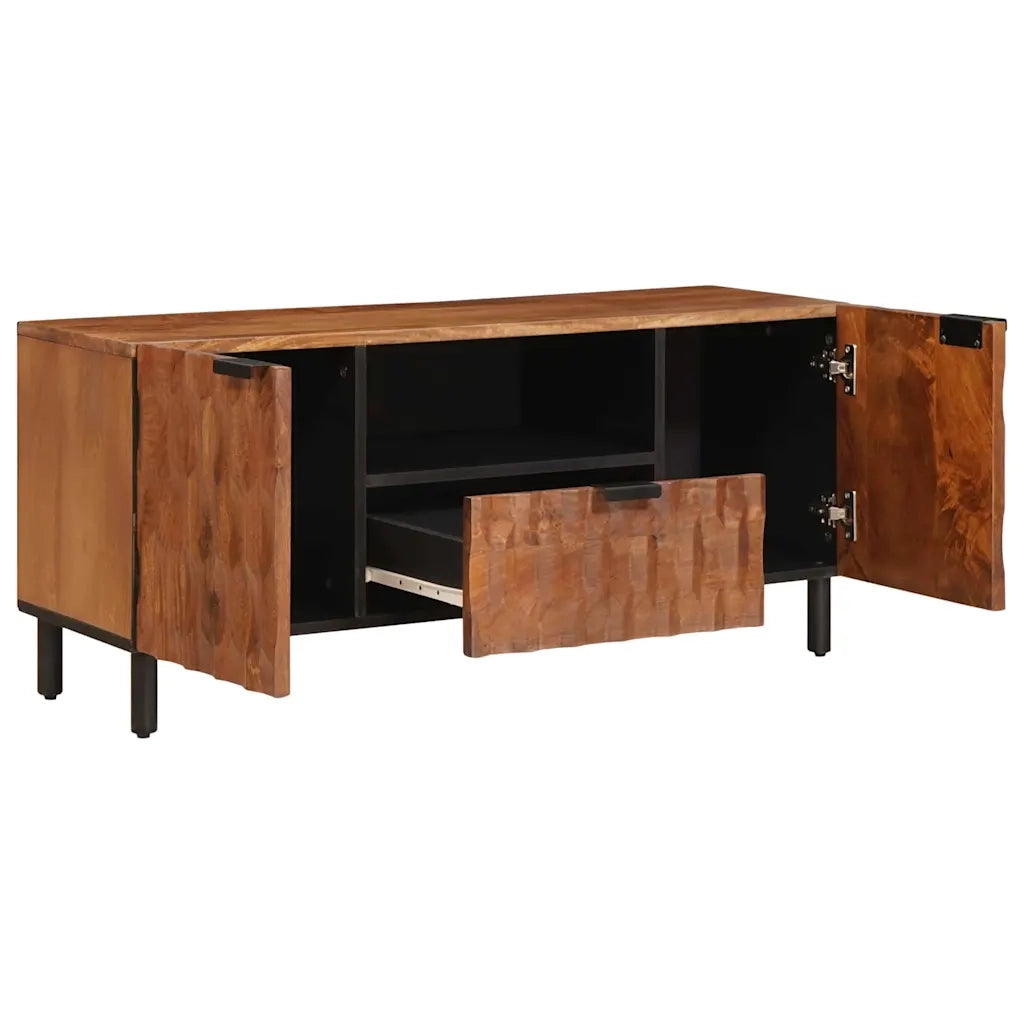 Mobile TV con cassetto Finitura Marrone Acacia 105 x 33 x 46 cm 4017914