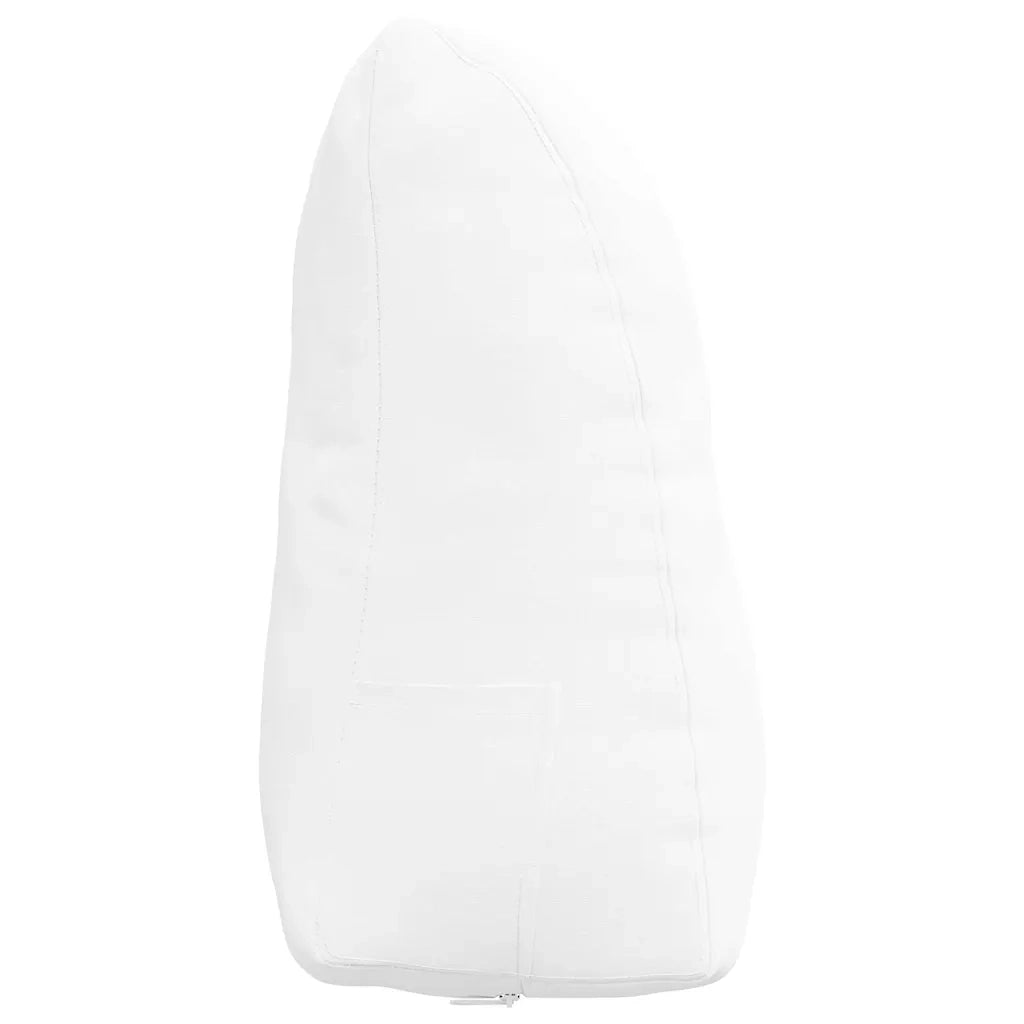 Cuscino per Schiena Bianco 45 x 24 x 50 cm Tessuto 42014365