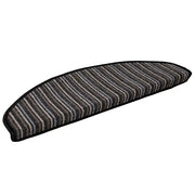 Tappetini per scale autoadesivi 15 pz | Gradini per Scale Antracite 65 x 21 x 4 cm
