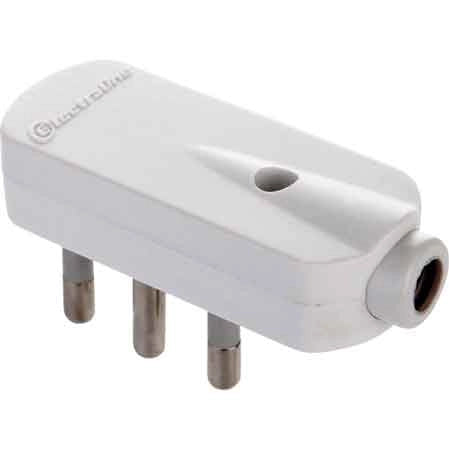 SPINA MOBILE A 90  ° 16A 2P+T - Grigio