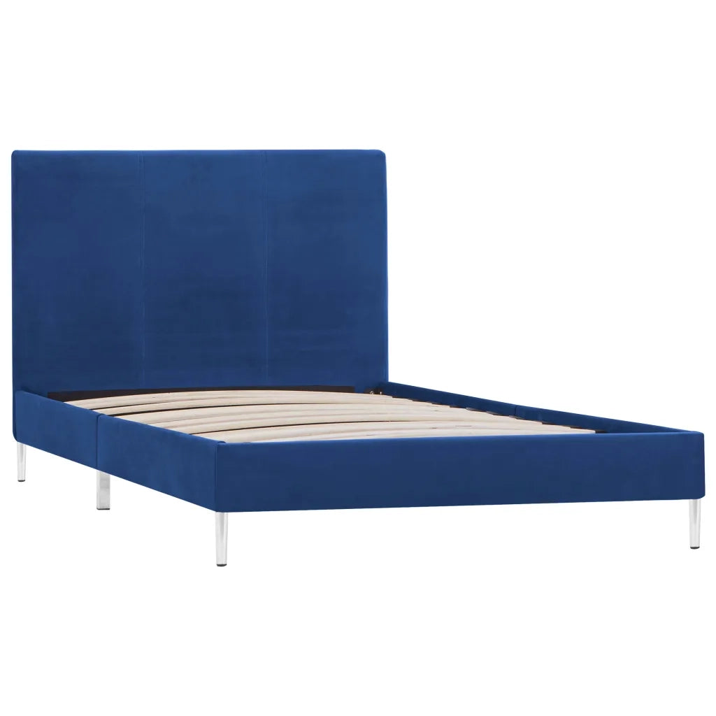 Giroletto senza Materasso Blu 90x200 cm in Tessuto 280951