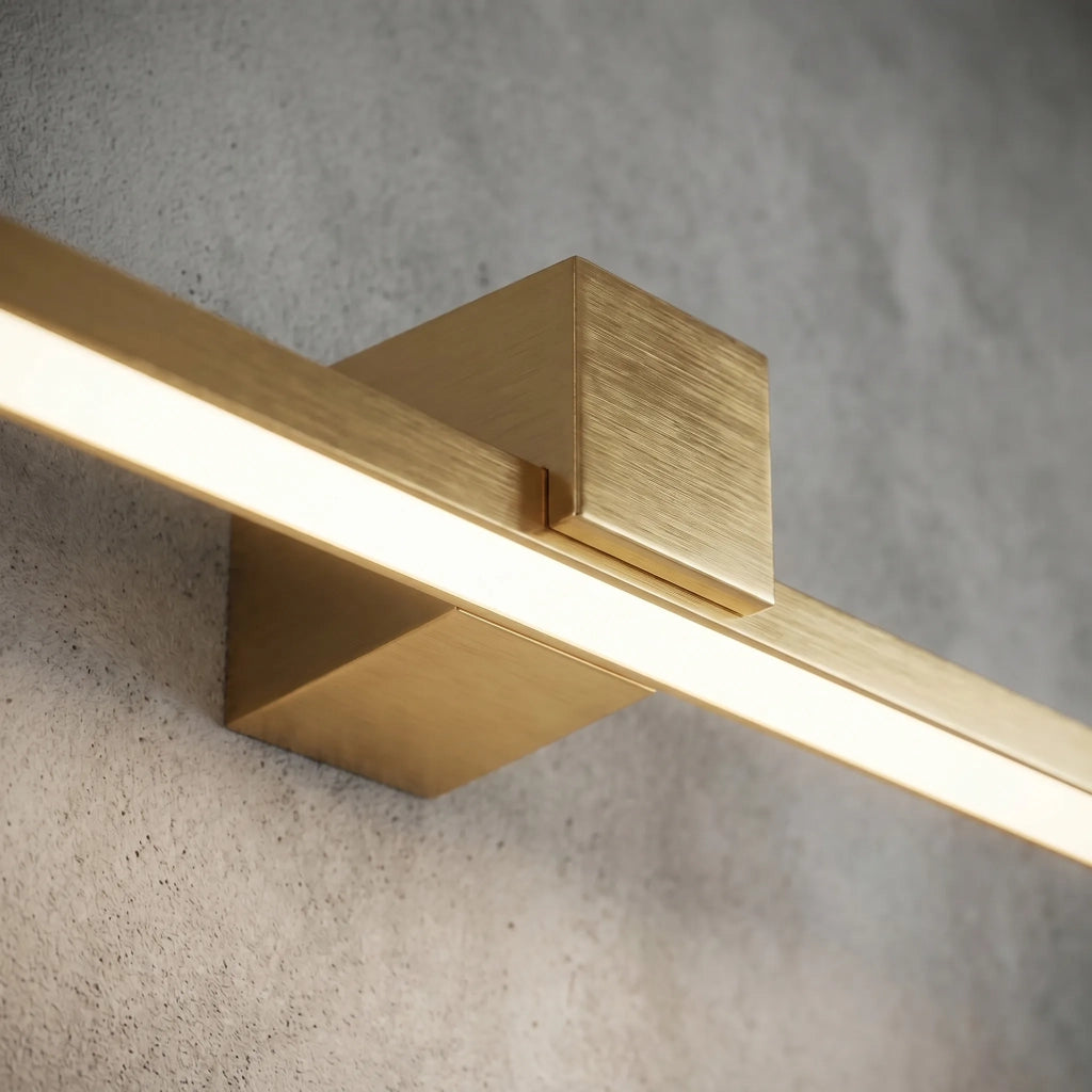 Applique Da Bagno Led Swe043-1w 40cm Gold Brush