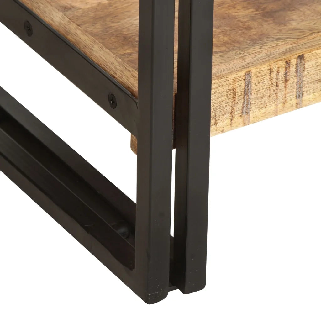Libreria a 5 Ripiani 40x30x180 cm in Legno Massello di Mango cod mxl 33754