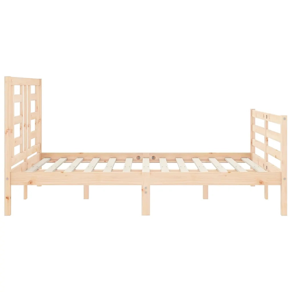Giroletto con Testiera Small Double-Struttura Letto in Legno Massello 479597