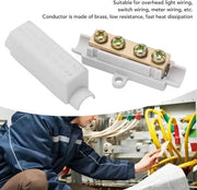 Connettore a bottone Butt Wire Terminal - Interruttore a filo 5 pezzi - 1000V 100A blocco di connessione kit - per installazione di un amperometro - 25-16mm² cavo.