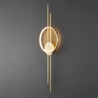 Applique Da Parete Led App1781-w Brush Gold